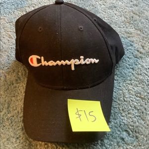 Champion Hat with Leather Strap